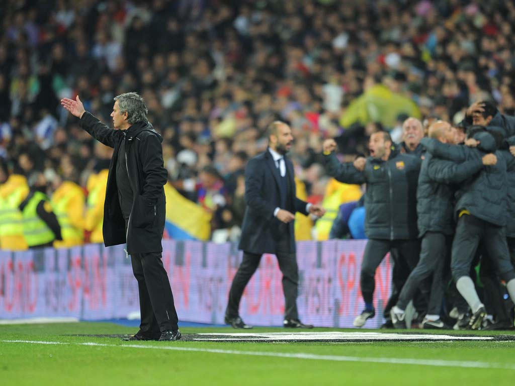 Guardiola got the better of Mourinho at the weekend