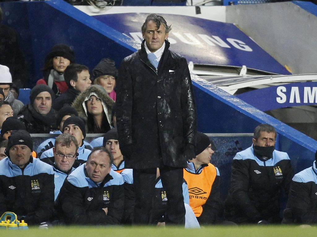 Mancini was happy to see Chelsea so delighted