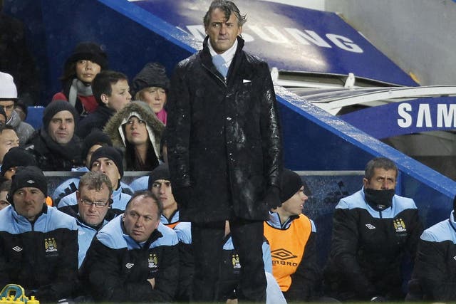 Mancini was happy to see Chelsea so delighted