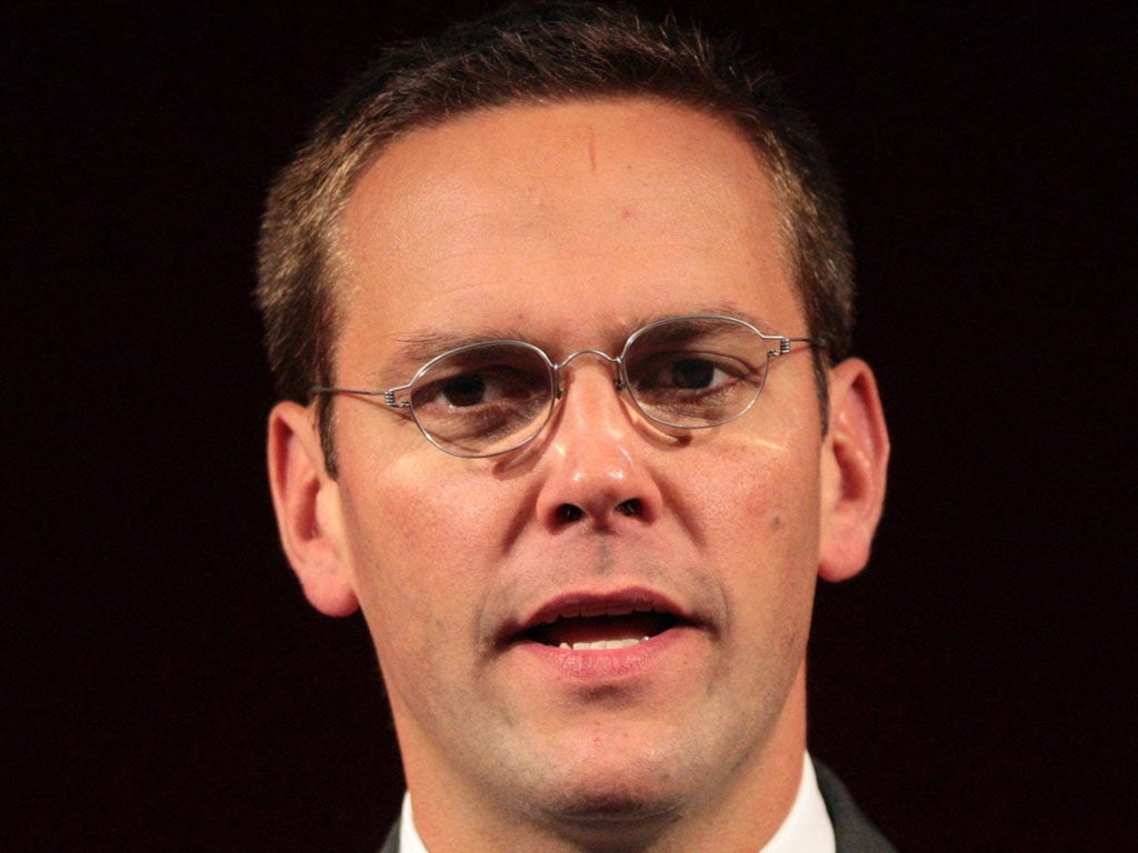 James Murdoch told the House of Commons Culture Committee that he did not read the email exchange forwarded to him by the paper's then editor Colin Myler
