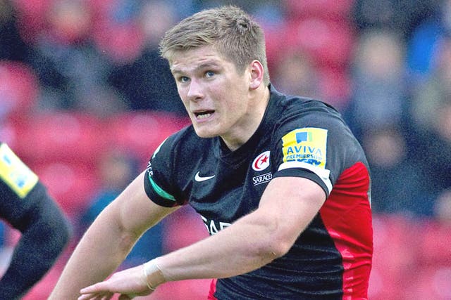 Owen Farrell, 20, is playing himself into the red-rose reckoning at Saracens