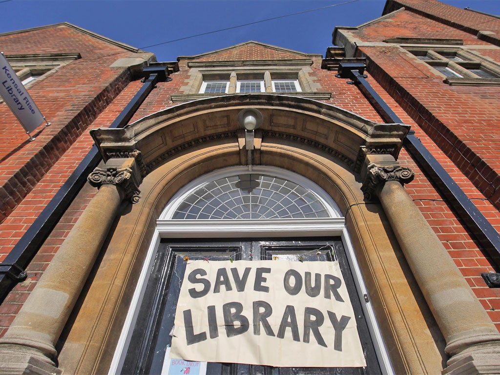 Kensal Rise library, which is threatened with closure