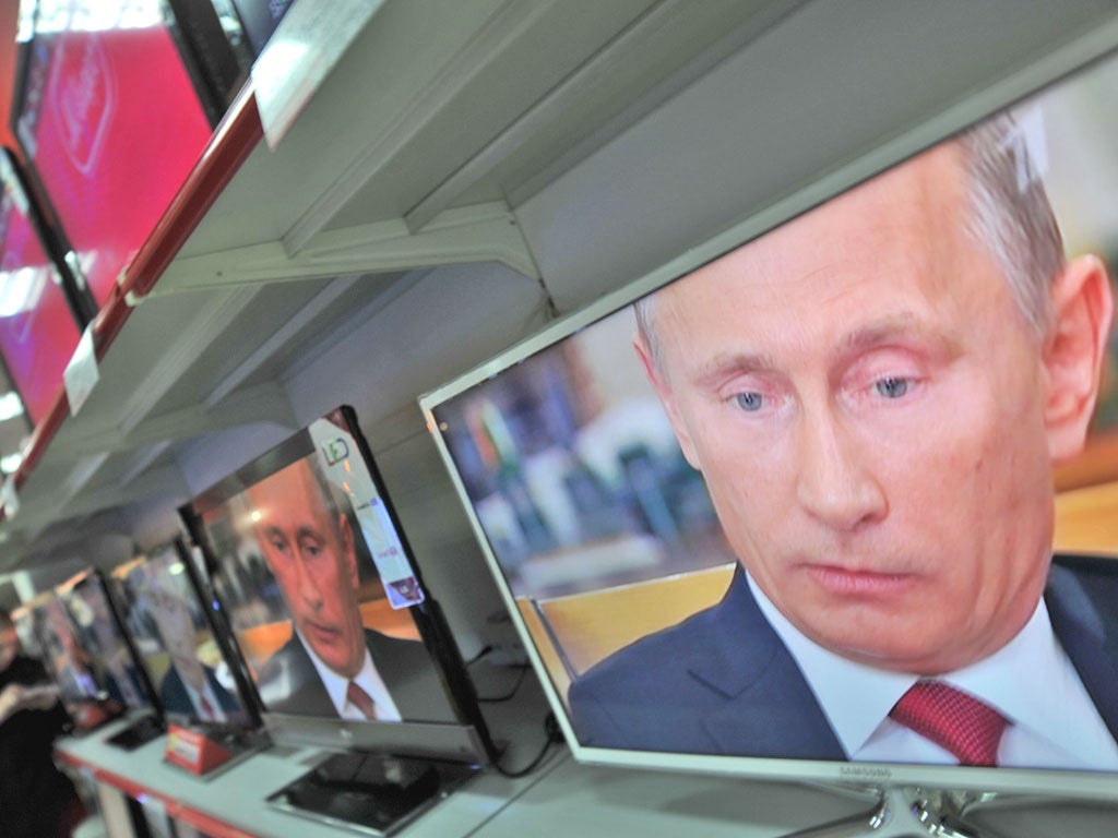 Putin is losing his grip on the televised media