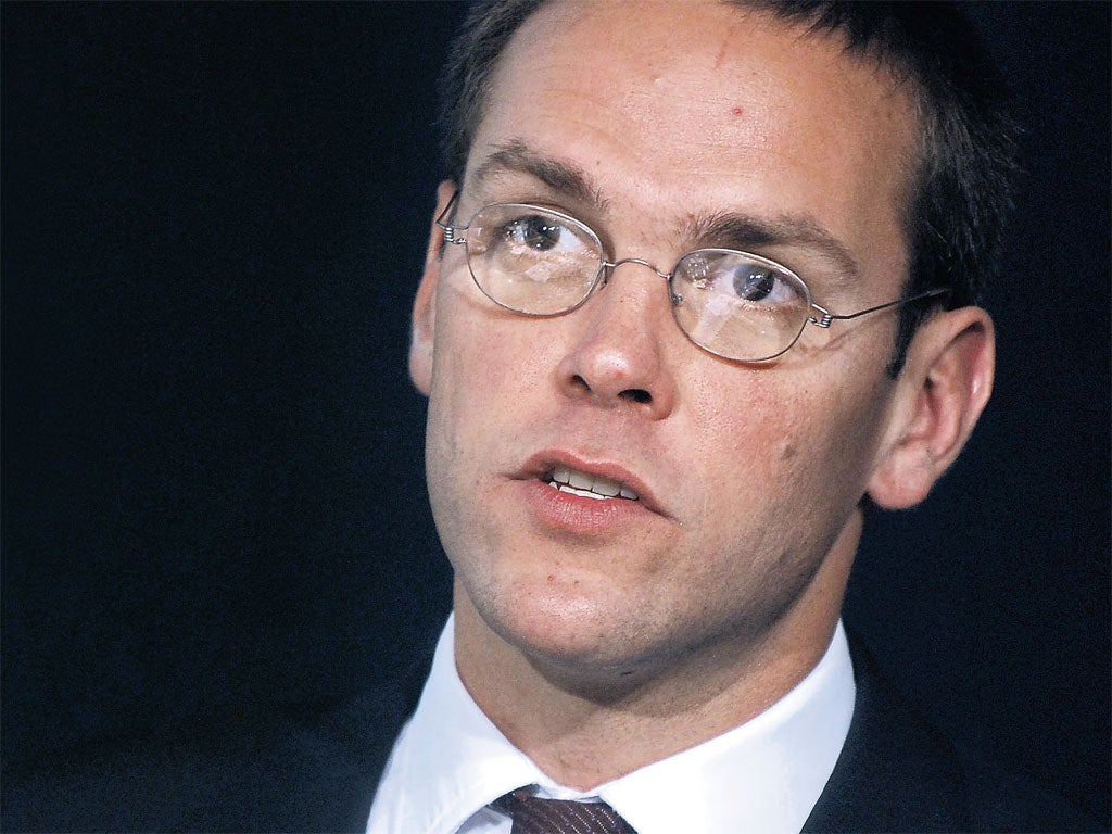 James Murdoch maintains he did not scroll through all the messages he received from Colin Myler