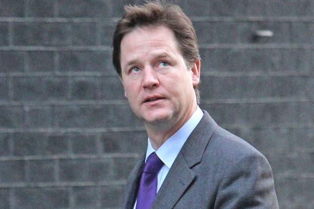After his Commons no-show on Monday it was back to business as usual for Nick Clegg yesterday