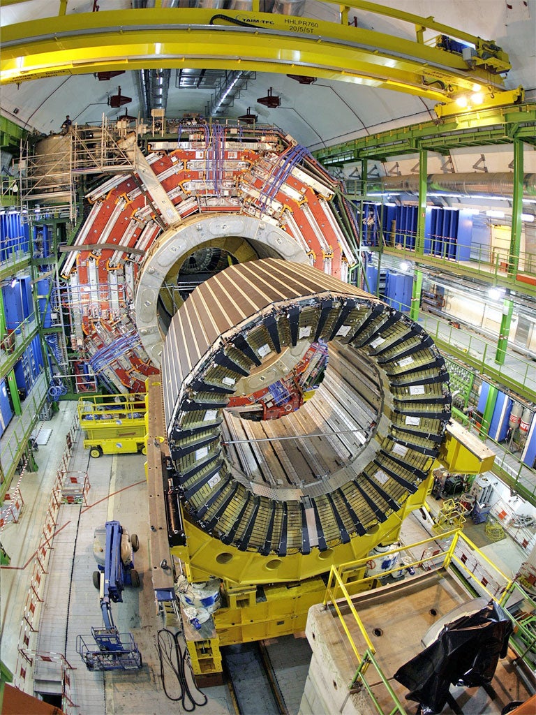 The Large Hadron Collider in Geneva, Switzerland