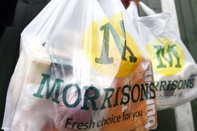 Morrisons posted its first decline in sales in nearly a decade today