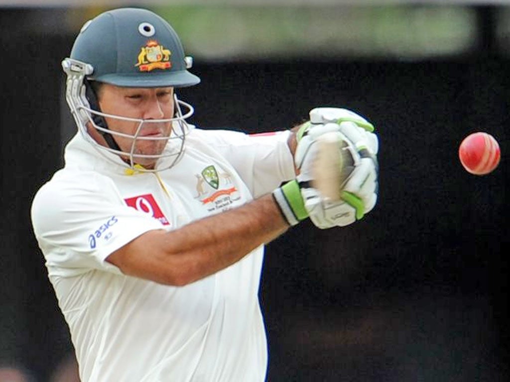 A festive nets session for Ponting