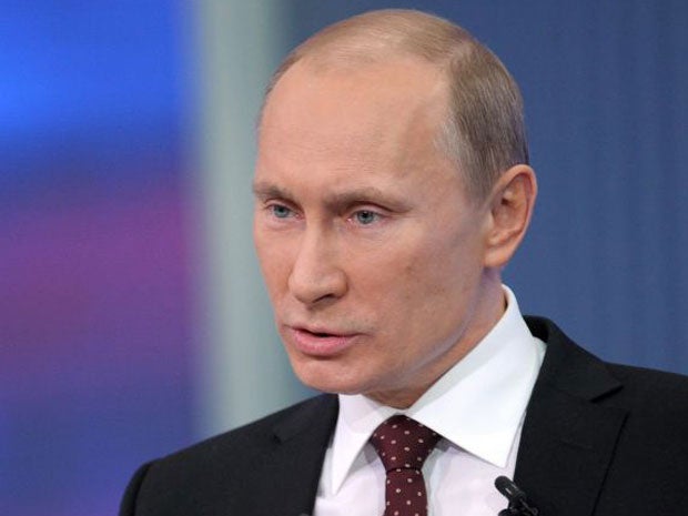  Vladimir Putin has rejected the possibility of talks with opposition leaders