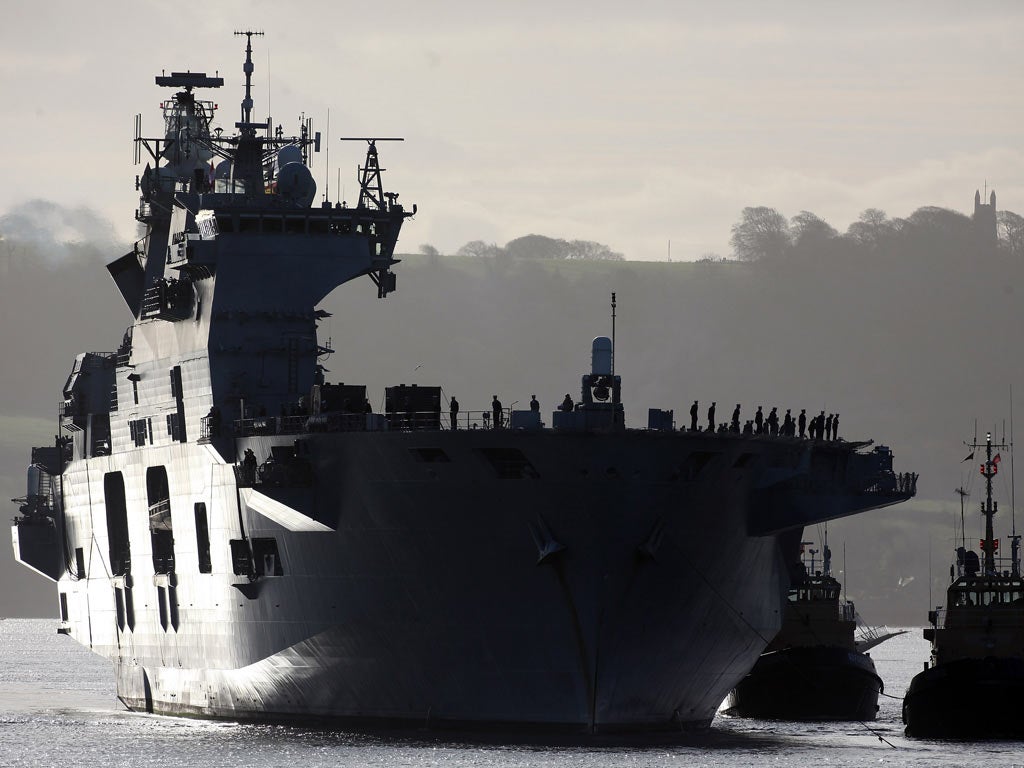 HMS Ocean will be based in Greenwich