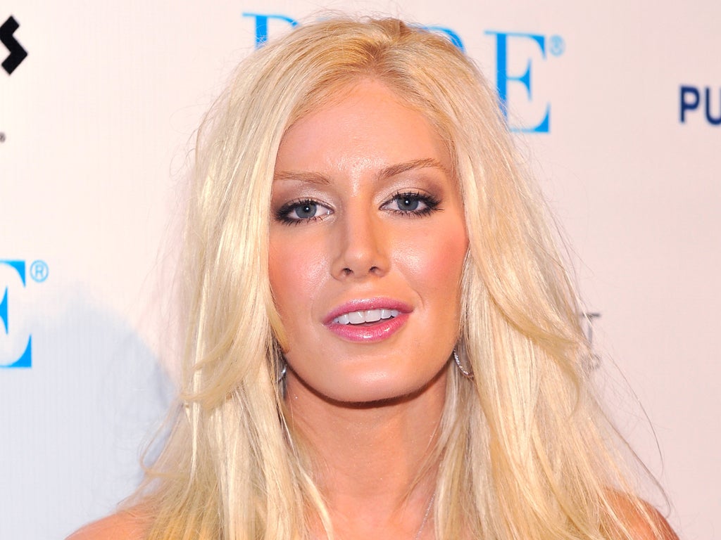 Heidi Montag: The
blonde-bombshell’s ‘fame’ seems to have waned in negative correlation with the
frequency of her cosmetic surgery procedures and spats with on-off husband
Spencer Pratt