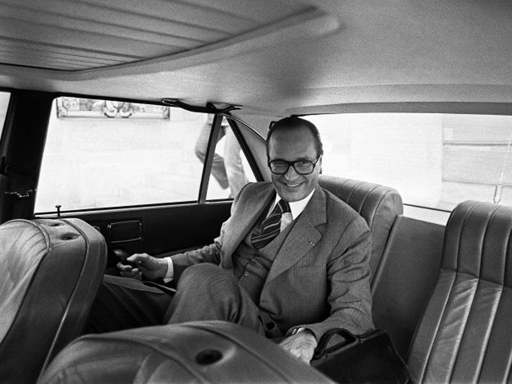 Jacques Chirac, then the Mayor of Paris, in 1976