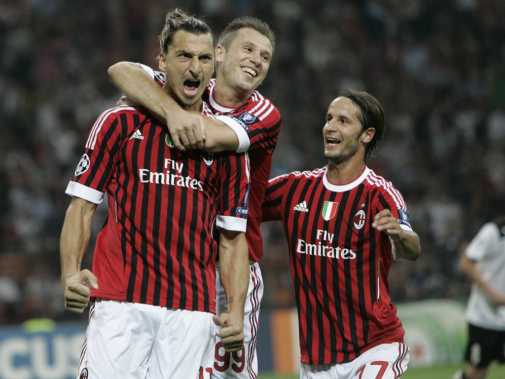 Arsenal have been drawn against AC Milan, the best team from the unseeded sides