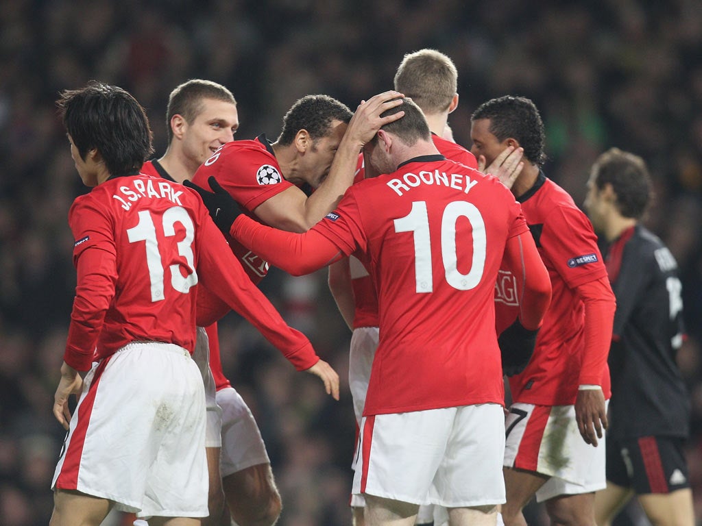 Manchester United thumped AC Milan 7-2 in two seasons ago