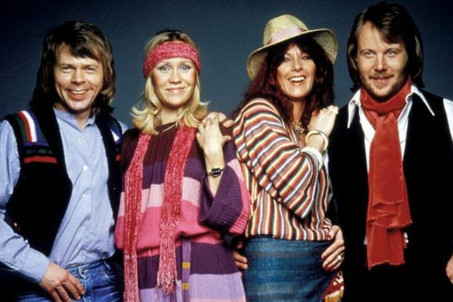 <p>Pop group ABBA (pictured) were kept off the top spot by Pink Floyd's 'Another Brick in The Wall'</p>