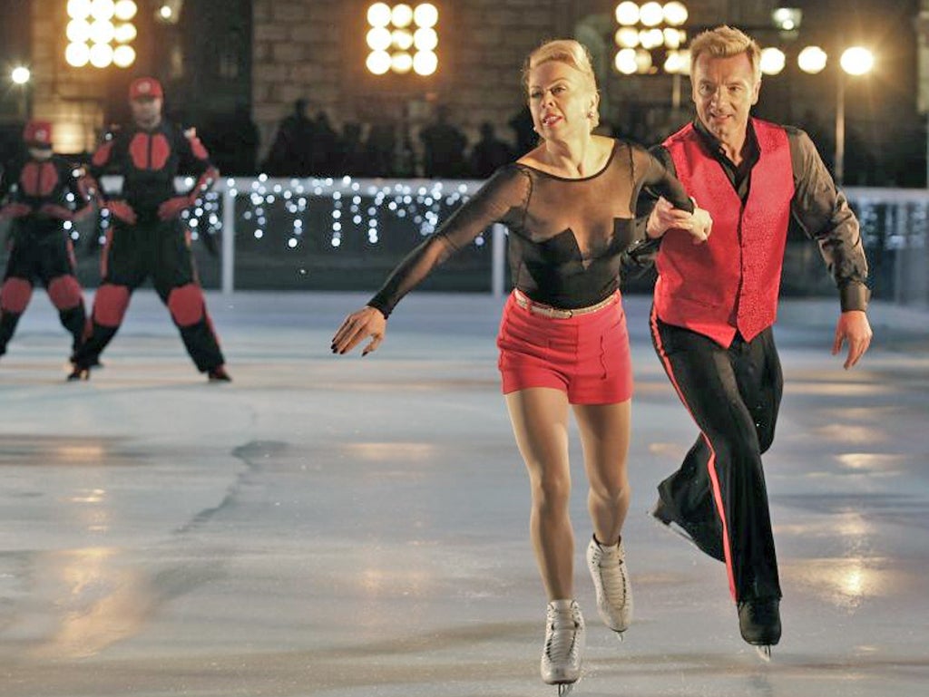Breaking the ice: Torvill and Dean are coaching GB's Olympic gymnasts