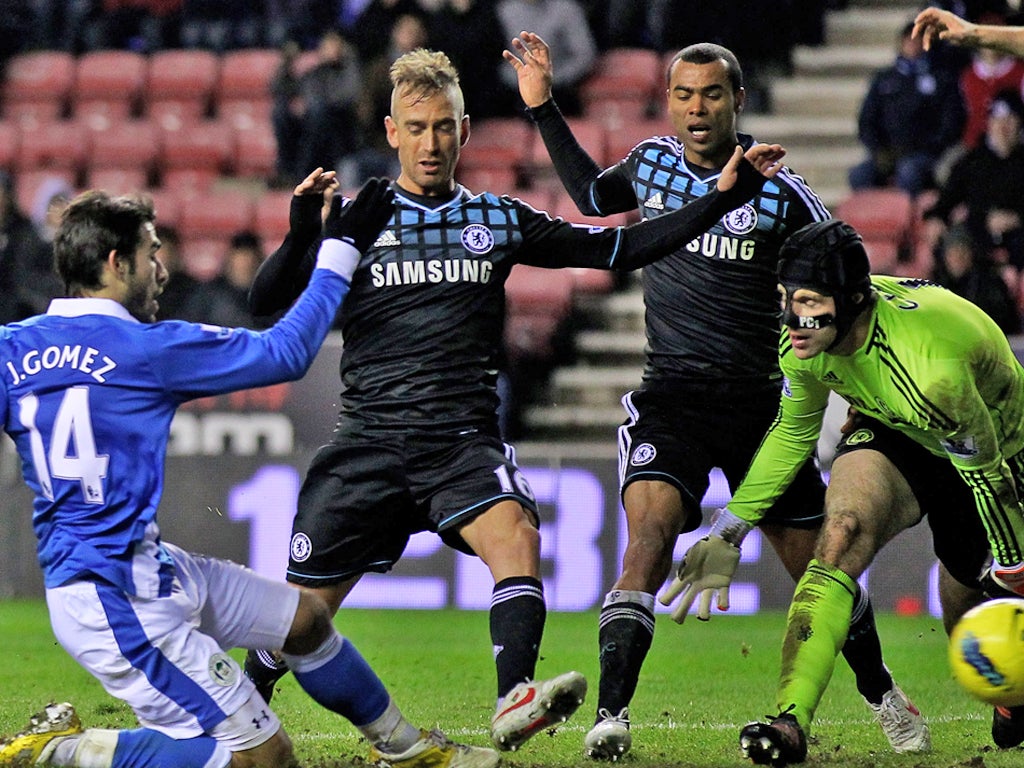 Jordi Gomez scores the equalising goal