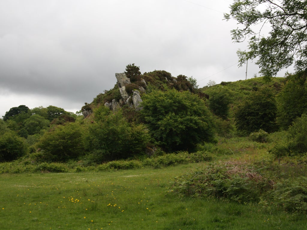 <p>Craig Rhos-y-Felin, north Pembrokeshire: the newly discovered original source of some of the early stones used or installed at and around Stonehenge in the Neolithic</p>