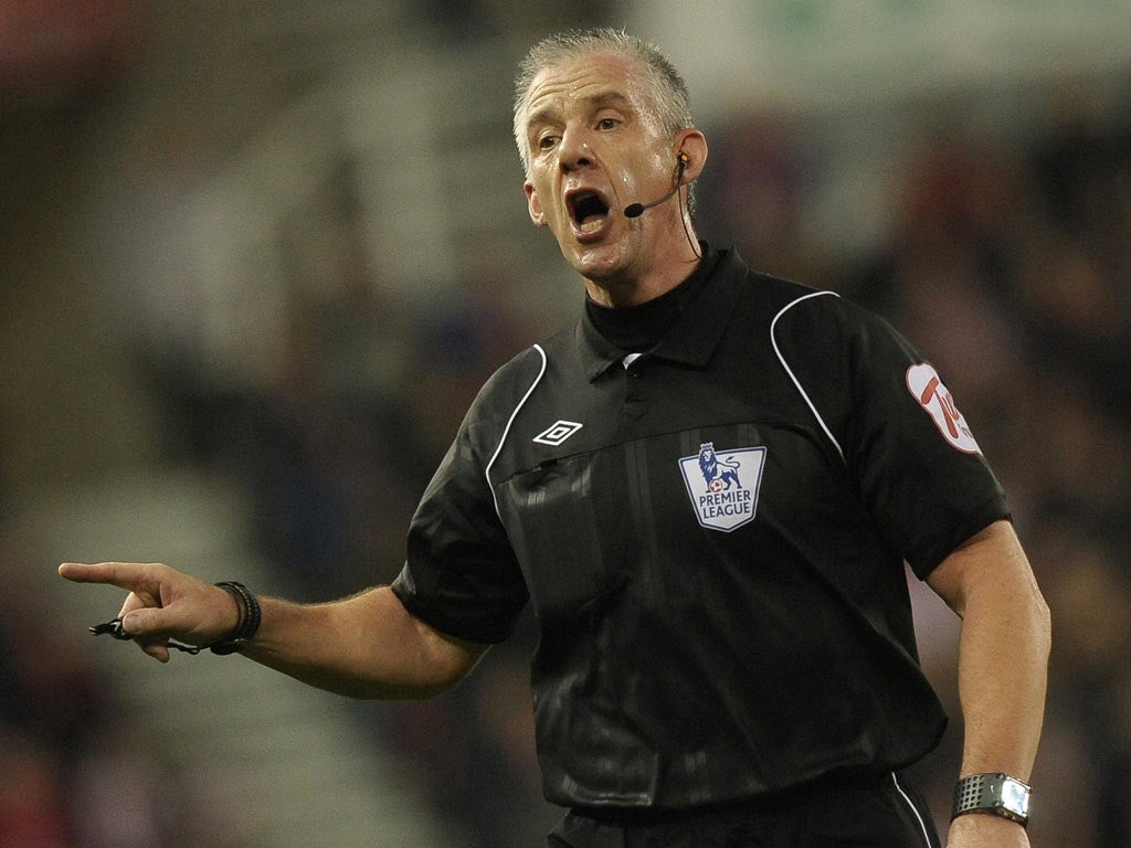Chris Foy took charge of the Fulham v Bolton match