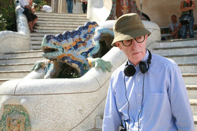 <p>One step ahead: Woody Allen on the</p><p>set of 'Vicky Cristina Barcelona'</p>