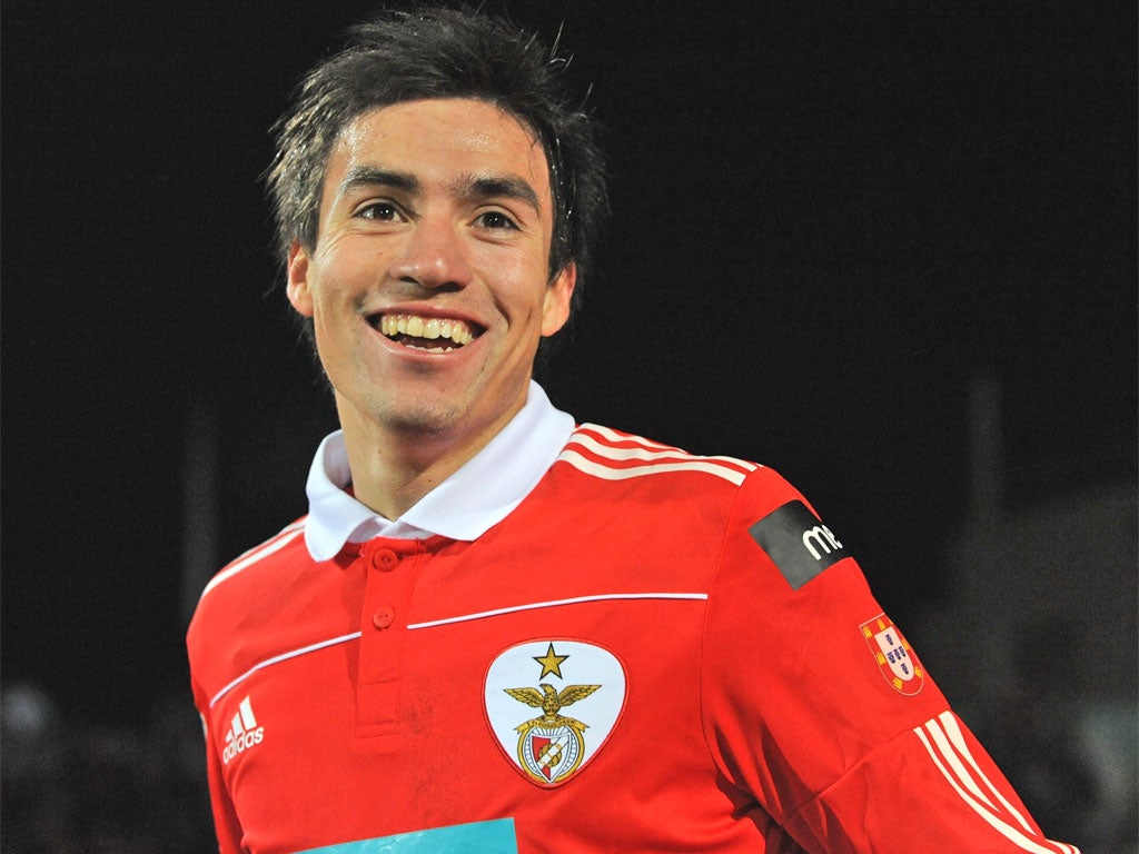 Nicolas Gaitan could be on his way to Old Trafford in the summer