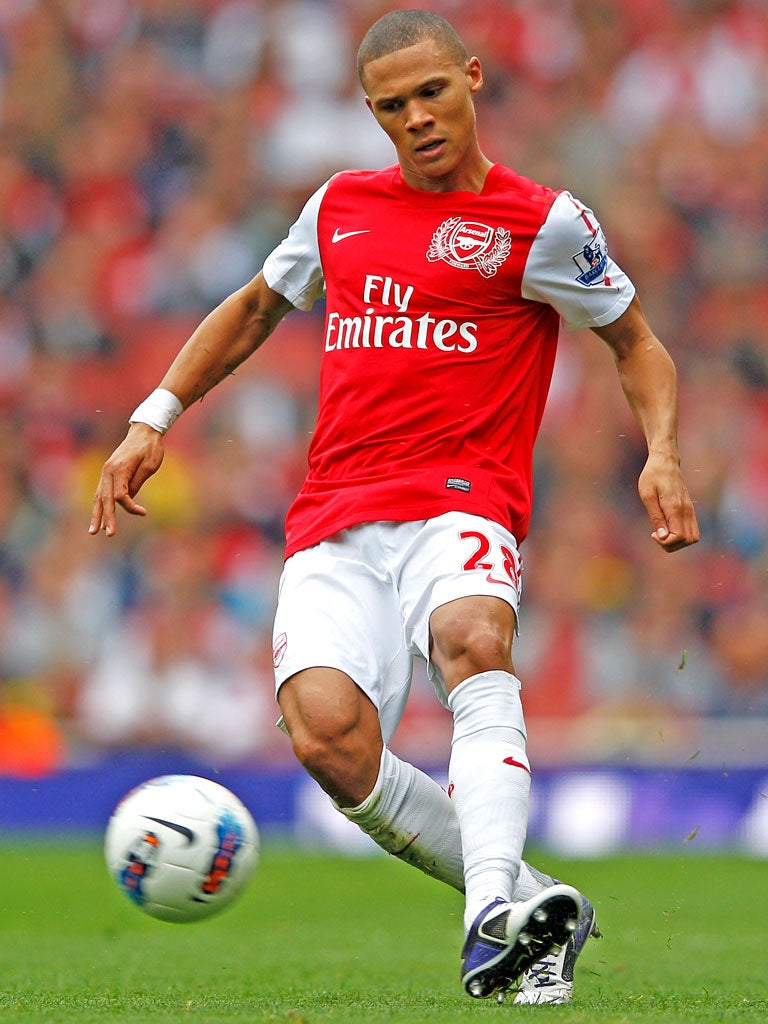 Kieran Gibbs' hopes for playing against Aston Villa tonight have been dashed