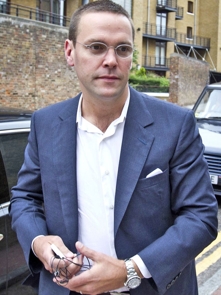 An email hints Colin Myler met James Murdoch, pictured, to discuss the Gordon Taylor payout in May 2008