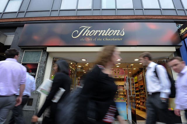 Thorntons said like-for-like sales fell by a worse-than-expected 4.2% in the 14 weeks to January 7