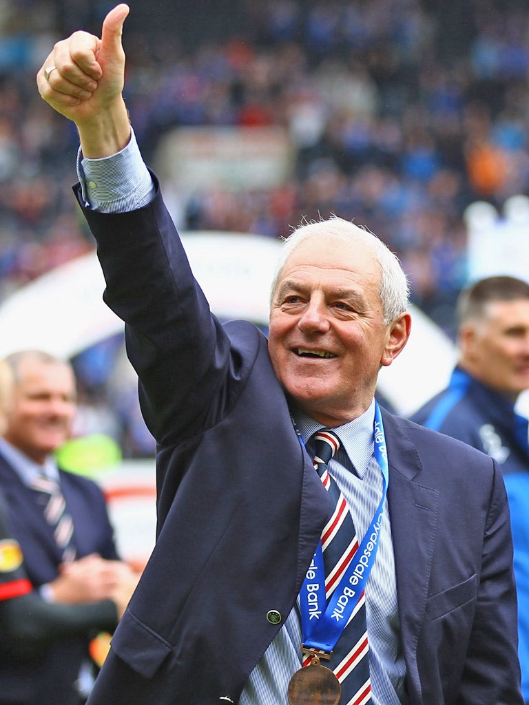 'You miss the footballing parts,' says Walter Smith of standing down from management, 'not a lot of the rest'