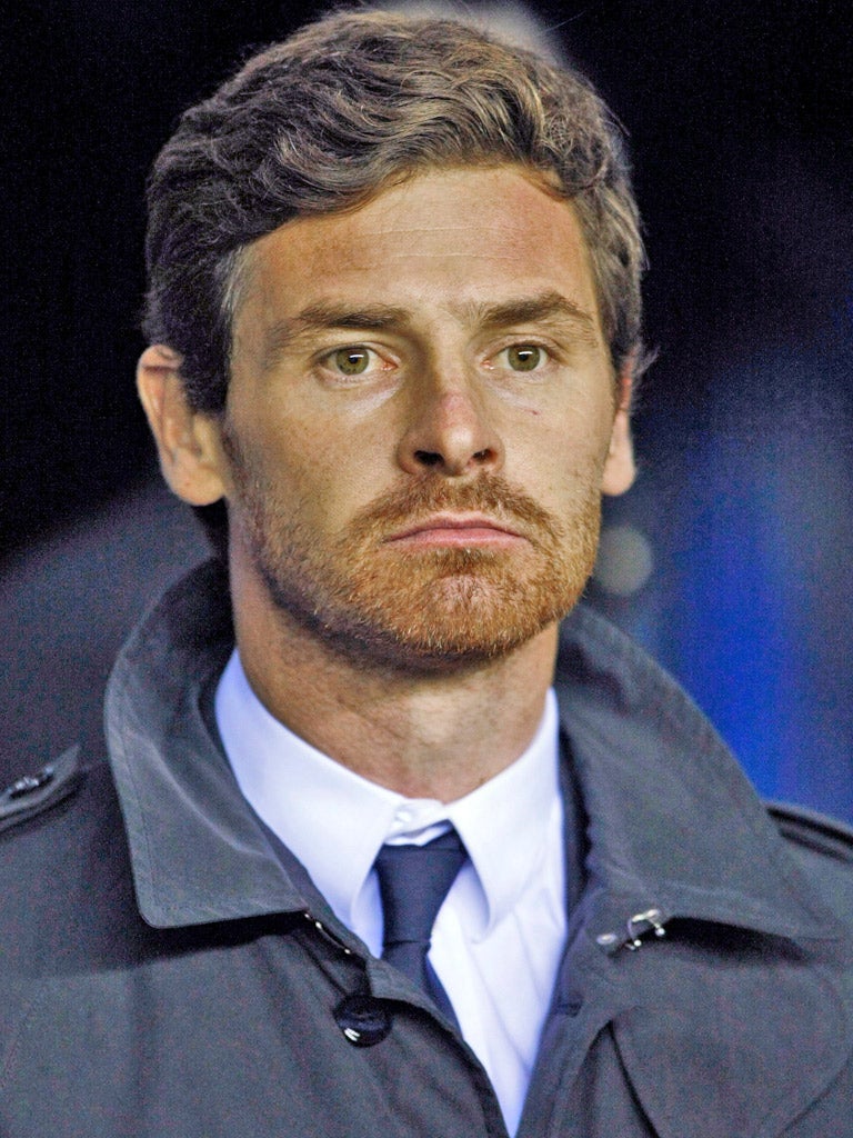 Andre Villas-Boas is standing by his captain