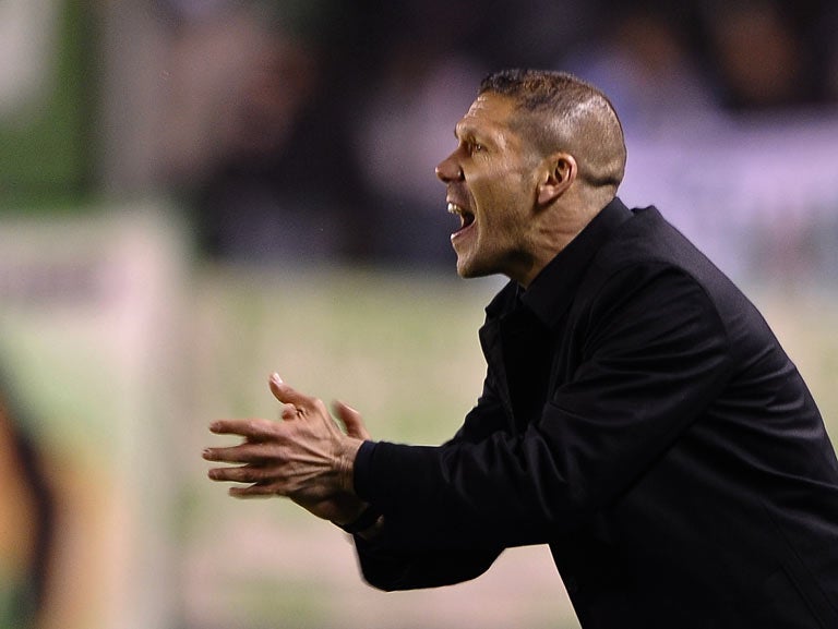 Diego Simeone quit as coach of Argentine club Racing Club last week before signing with Atletico