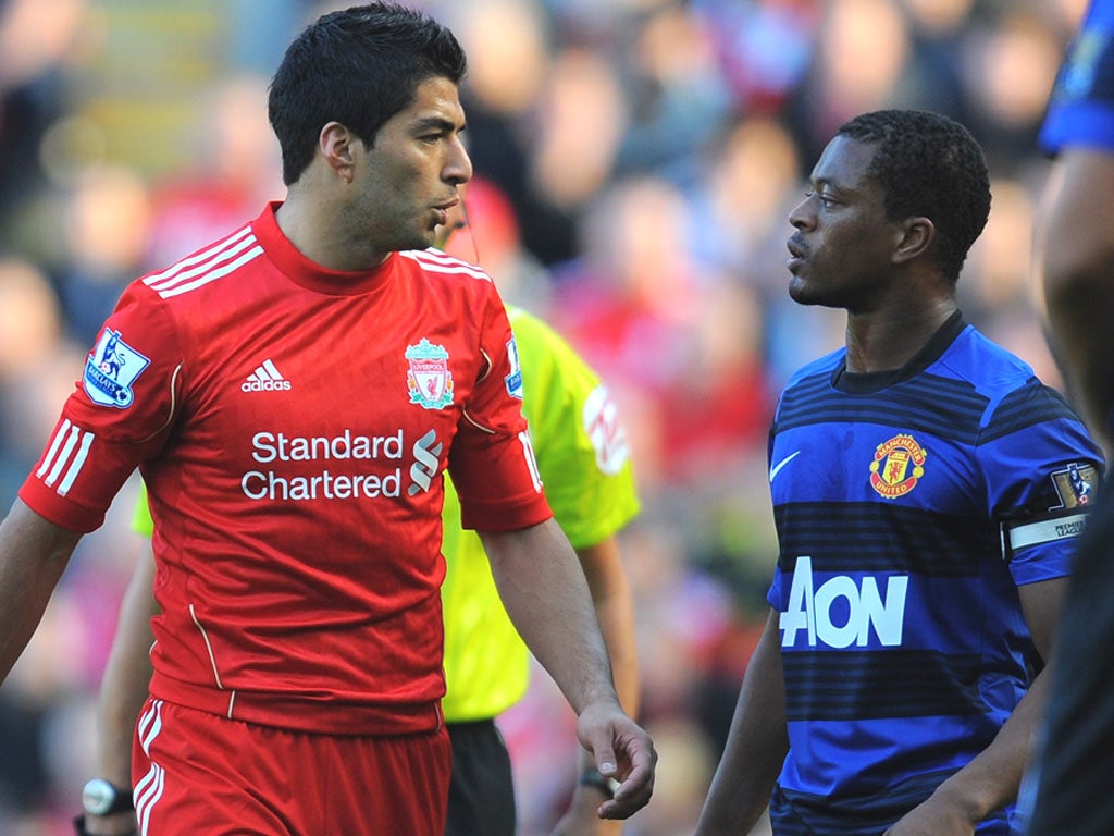 Kenny Dalglish has refused to acknowledge Luis Suarez’s
guilt for using racist language at Patrice Evra