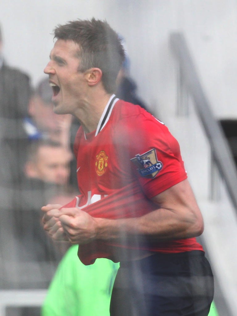 Michael Carrick could take on the mantle of the retired Paul Scholes