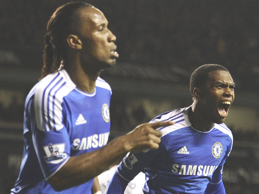 Andre Villas-Boas says he has adjusted the team to suit Didier Drogba (left) and Daniel Sturridge