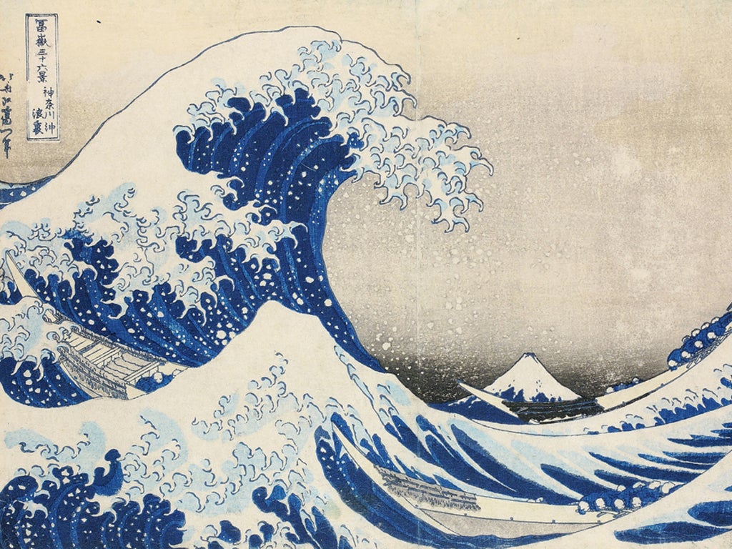 Sea-slide: 'Great Wave' by Hokusai