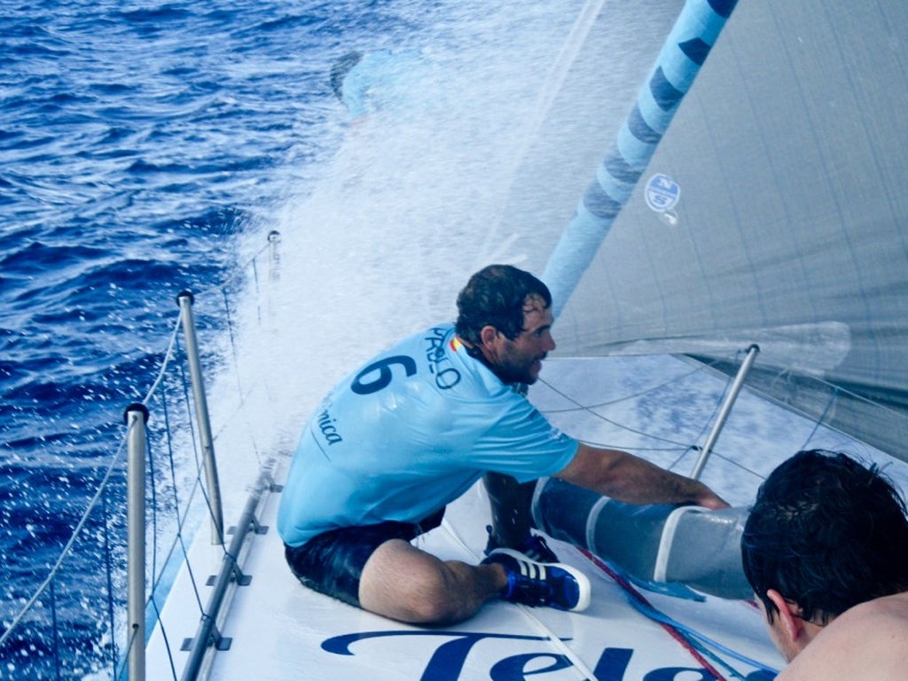 Pablo Arrarte onboard Team Telefonica