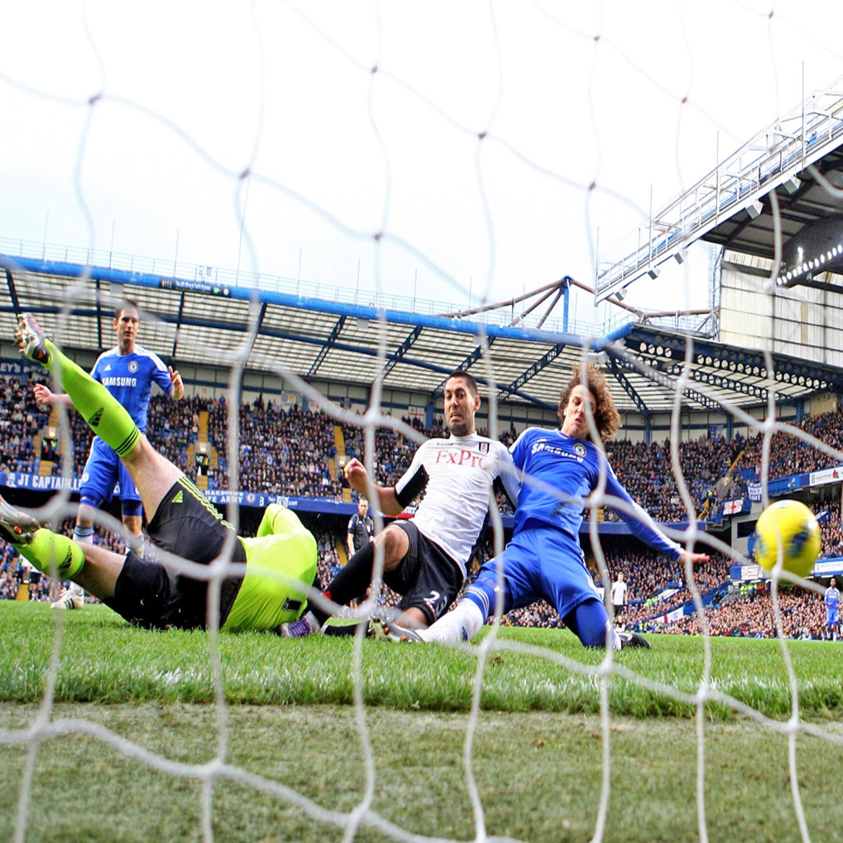 Goal of the day: Lampard's chest and volley