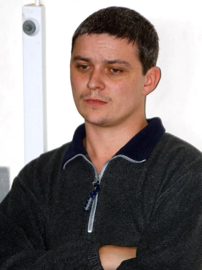 IAN HUNTLEY: The Soham killer is claiming £15,000 for
injuries he sustained in a prison assault