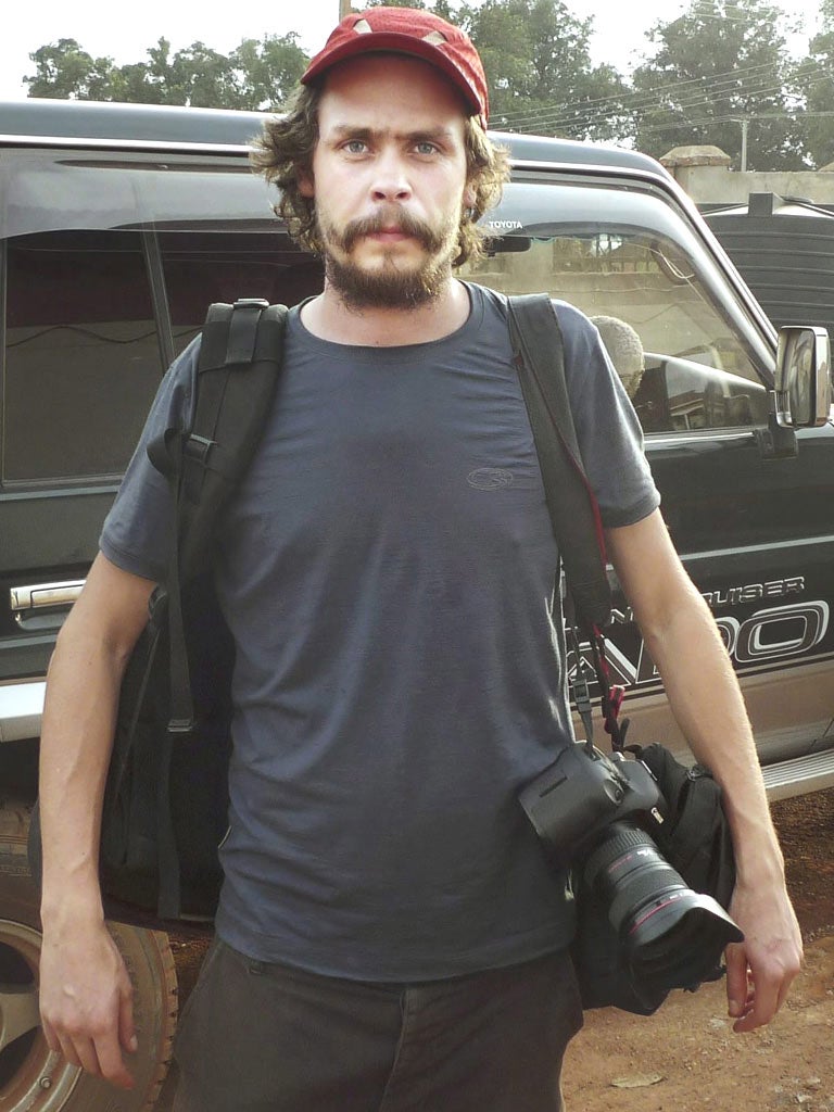 Persson was travelling with a rebel group