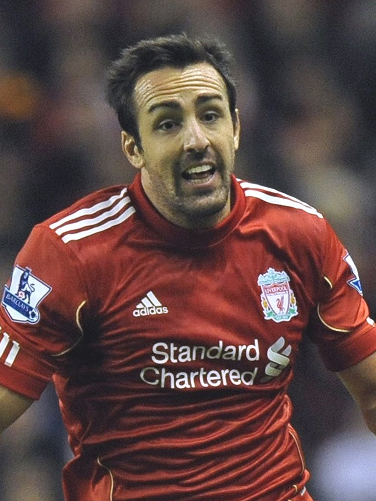 JOSE ENRIQUE: The Liverpool left-back believes the goals will soon start to flow