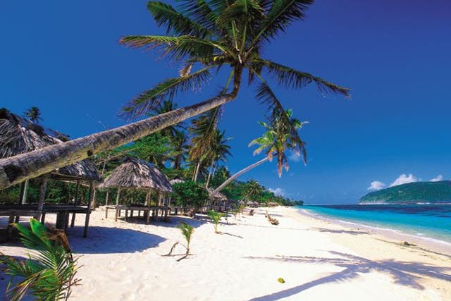 Date line Samoa: One of the idyllic beaches