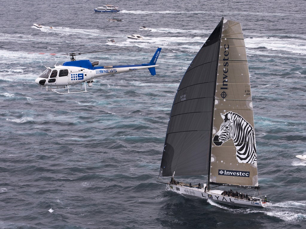 Investec Loyal leads the fleet on Boxing Day