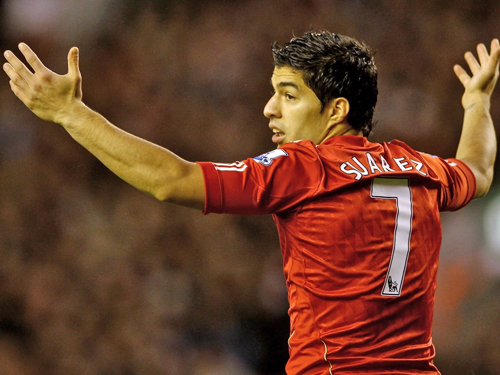 Suarez will now miss Friday's match at home to Newcastle