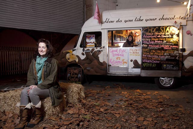 Petra Barran is the boss, cook, driver and sales force of the acclaimed mobile chocolatier, Choc Star