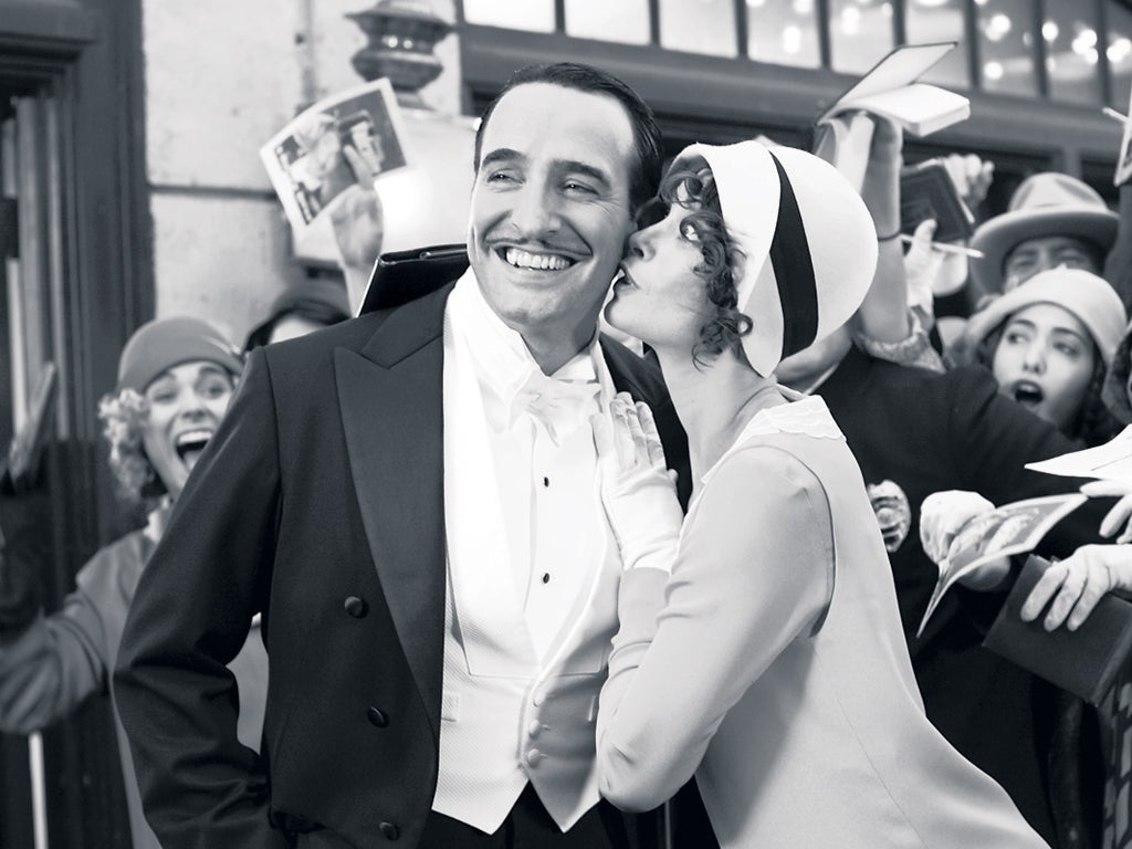 Lost for words: Jean Dujardin and Bérénice Bejo in Michel Hazanavicius's enthralling 'The Artist'