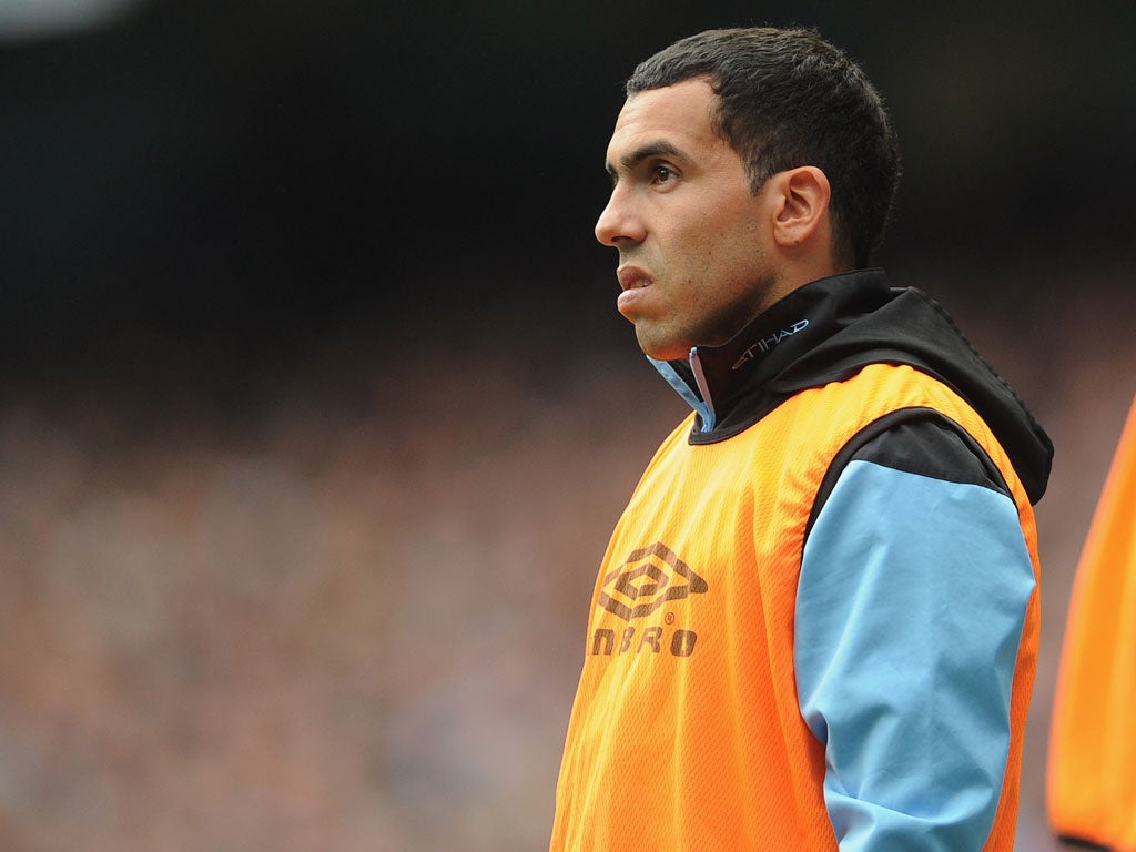 LOSER: Carlos Tevez
His arrival at City was accompanied by an antagonising billboard erected in Manchester. It was followed by some incredible displays, many goals and an FA Cup winners medal. But with the Argentinean striker eager to leave the Etihad, in