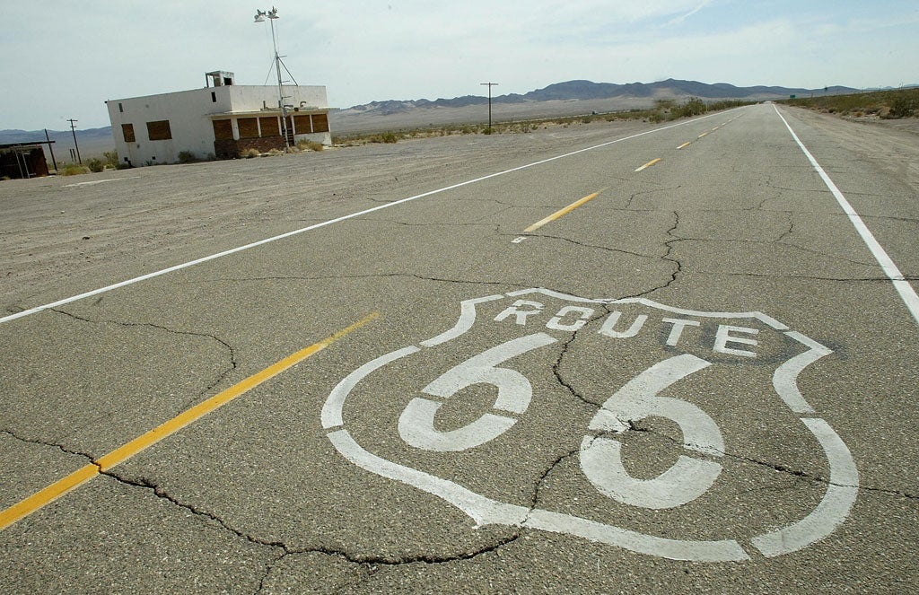 Three states on Route 66 voted Democrat in the 2016 election (AFP/Getty)