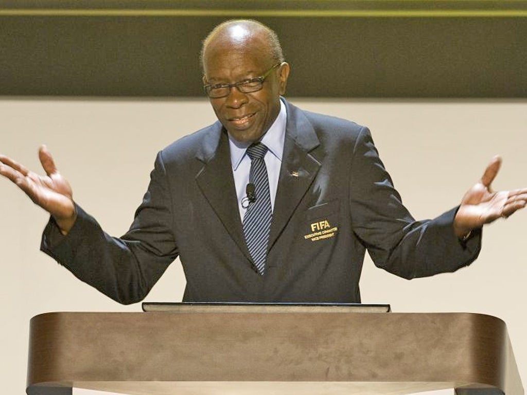 Jack Warner resigned, after revelations that payments of 40,000 US dollars in brown envelopes were handed over to officials from 25 nations.