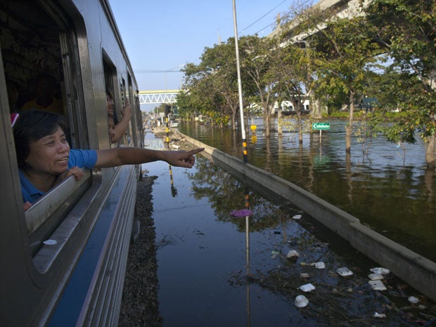 More than two million people are still affected by floods in five provinces north and west of Bangkok