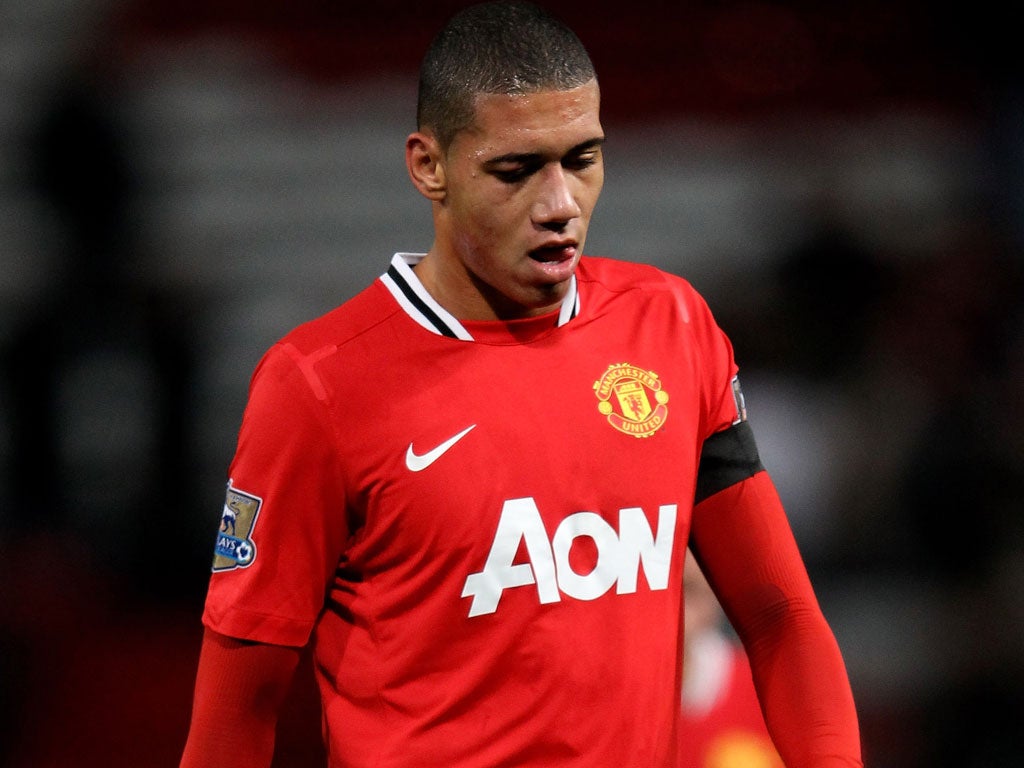 Chris Smalling is suffering from tonsillitis